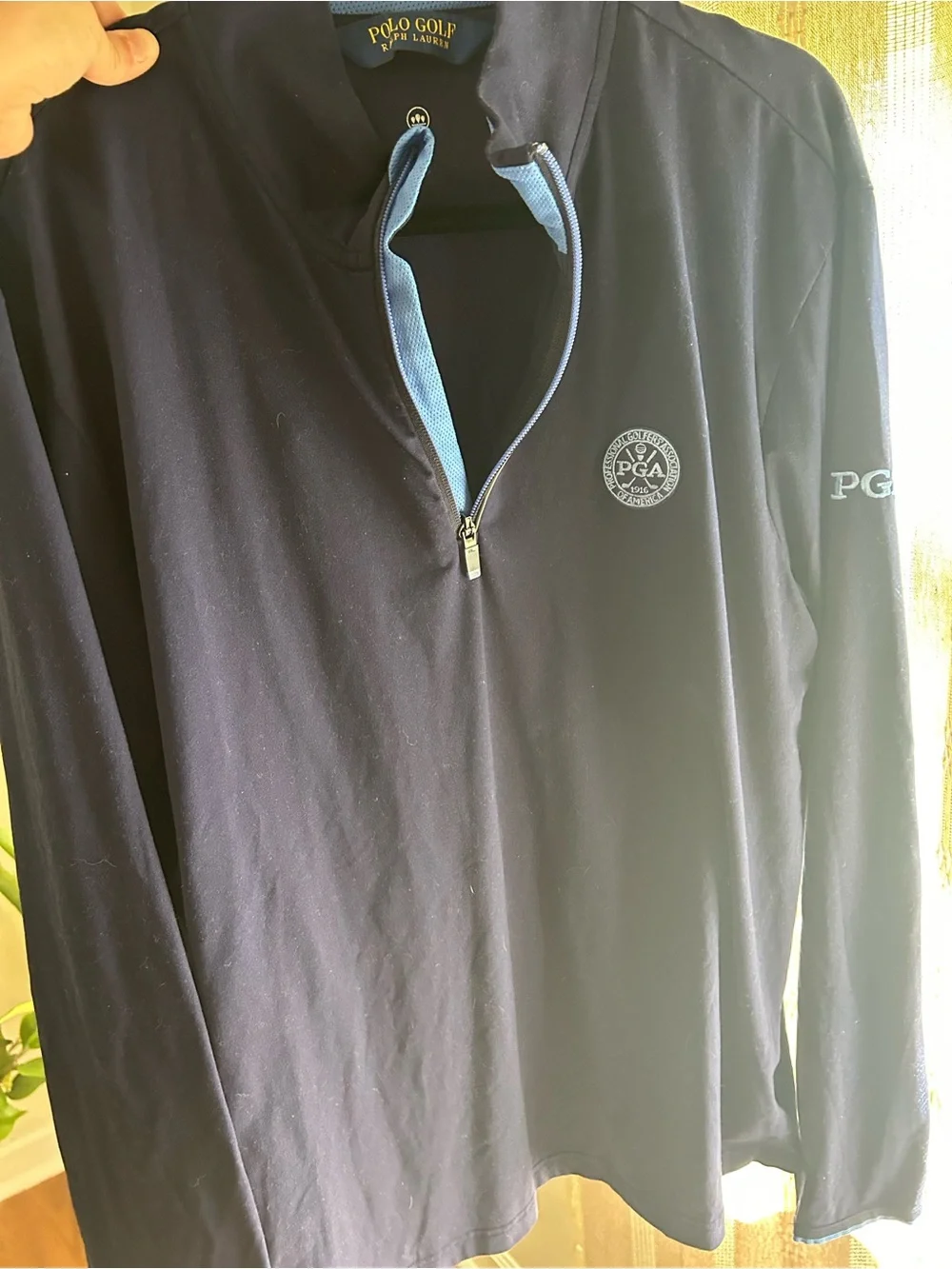 Polo by Ralph Lauren Navy Blue Golf Quarter-Zip Pullover